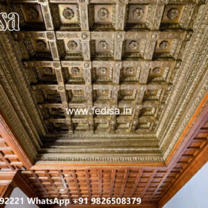 Wooden Classic Ceiling Design Room False Ceiling No-6736