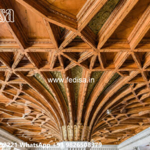 Wooden Classic Ceiling Design Cornice Ceiling Design No-6742