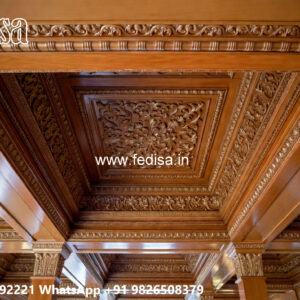Wooden Classic Ceiling Design Cool Ceiling Ideas No-6782