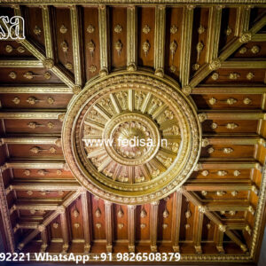 Wooden Classic Ceiling Design Terrace Ceiling Design No-6790