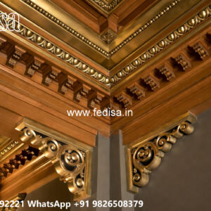 Wooden Classic Ceiling Design Grid Ceiling Design No-6791