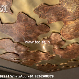 Wooden Classic Ceiling Design Plus Minus Pop Design For Bathroom No-6800