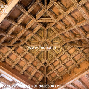 Wooden Classic Ceiling Design Ceiling Panel Design No-6804