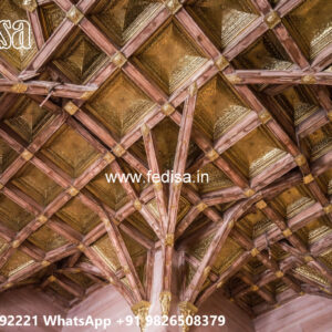 Wooden Classic Ceiling Design Minus Plus Ke Design No-6807
