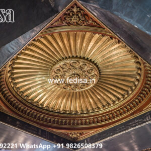 Wooden Classic Ceiling Design Fall Ceiling Pop No-6814