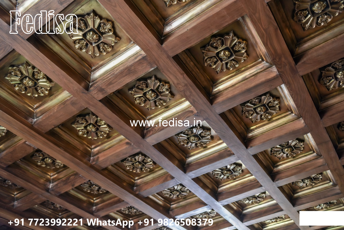 Wooden Classic Ceiling Design Corridor Ceiling Design No-6823