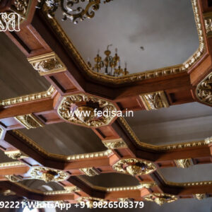 Wooden Classic Ceiling Design Living Room Ceiling Design 2026 No-6826