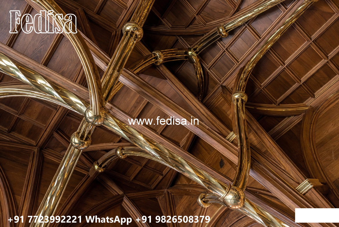 Wooden Classic Ceiling Design Fancy Ceiling Design No-6829