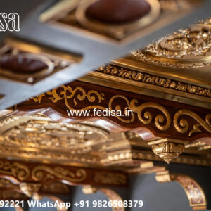 Wooden Classic Ceiling Design Dining Room False Ceiling No-6834