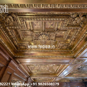 Wooden Classic Ceiling Design Forsling Design Hall No-6835