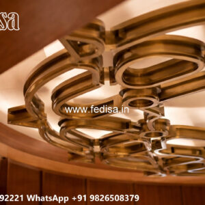 Wooden Classic Ceiling Design False Ceiling Design For Bedroom Indian With Fan No-6847