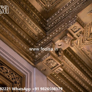 Wooden Classic Ceiling Design Modern Gypsum Ceiling Designs No-6856