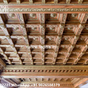 Wooden Classic Ceiling Design False Ceiling Color Ideas No-6874