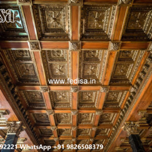 Wooden Classic Ceiling Design Designer Fans For Living Room No-6889