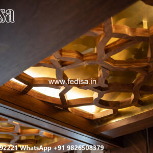 Wooden Classic Ceiling Design Plus Minus Ceiling Design No-6897