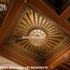 Wooden Classic Ceiling Design Thermocol Ceiling Design No-6901