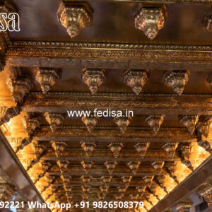 Wooden Classic Ceiling Design Latest False Ceiling Design 2026 No-6906
