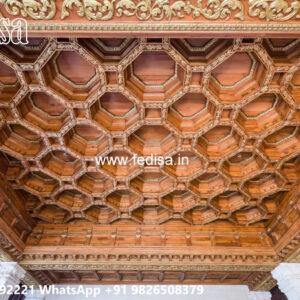 Wooden Classic Ceiling Design Black Ceiling Design No-6907