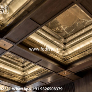 Wooden Classic Ceiling Design Latest Pop Ceiling Design No-6908
