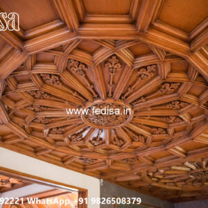 Wooden Classic Ceiling Design False Ceiling Design For Shop No-6926