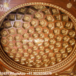 Wooden Classic Ceiling Design Exposed Ceiling Design No-6945