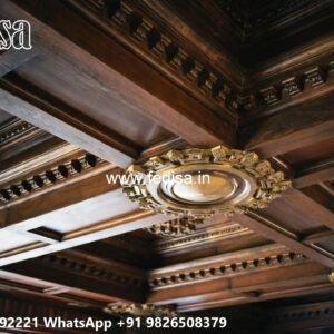 Wooden Classic Ceiling Design Simple Plaster Ceiling Design No-6961
