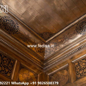 Wooden Classic Ceiling Design Modern Pop Ceiling Design No-6968
