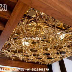 Wooden Classic Ceiling Design Gallery Plus Minus Design No-6975