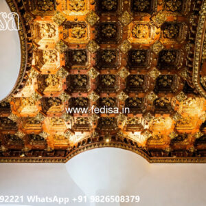 Wooden Classic Ceiling Design Best Plus Minus Pop Design No-6980