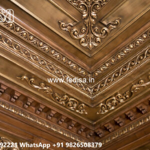 Wooden Classic Ceiling Design Master Bedroom Ceiling Ideas No-7013