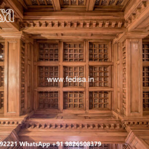 Wooden Classic Ceiling Design False Ceiling Border Design No-7017