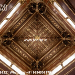 Wooden Classic Ceiling Design Modern Ceiling Design For Bedroom 2026 No-7023