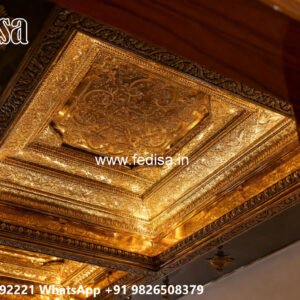 Wooden Classic Ceiling Design Kitchen Pop Ceiling Design No-7024