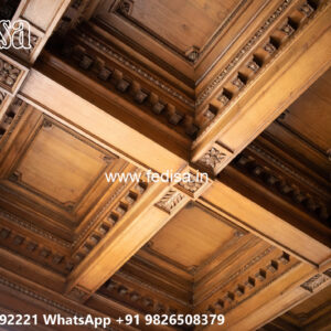 Wooden Classic Ceiling Design False Ceiling Flower Design No-7026