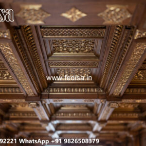 Wooden Classic Ceiling Design Cloud Ceiling Design No-7041