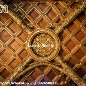 Wooden Classic Ceiling Design Minus Plus Ka Design No-7065