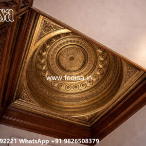 Wooden Classic Ceiling Design Home False Ceiling Design No-7096
