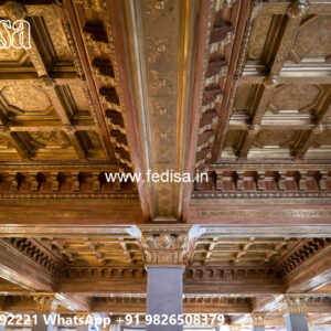 Wooden Classic Ceiling Design Fore Sealing Ki Design No-7097