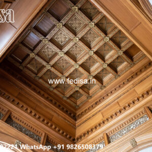 Wooden Classic Ceiling Design Putty Ceiling Design No-7103