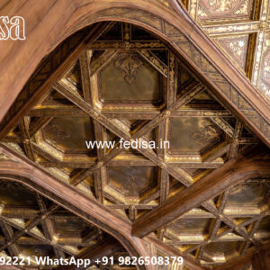 Wooden Classic Ceiling Design Simple Ceiling Design For Shop No-7119
