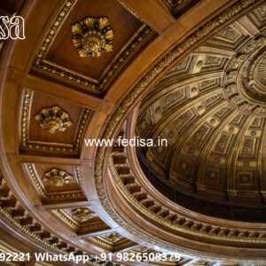 Wooden Classic Ceiling Design Outdoor Balcony Ceiling Design No-7135