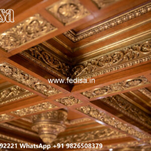 Wooden Classic Ceiling Design Pop Chhat Ki Design No-7138