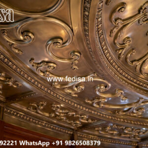 Wooden Classic Ceiling Design Home Pop Design Hall No-7140