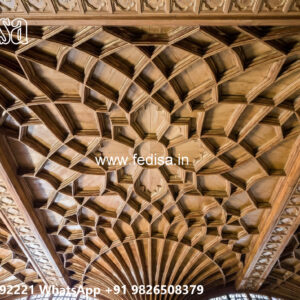 Wooden Classic Ceiling Design Dining False Ceiling Design No-7145