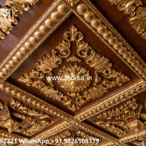 Wooden Classic Ceiling Design Best Pop Design For Room No-7160
