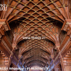 Wooden Classic Ceiling Design Pvc Ceiling Design For Lobby No-7170