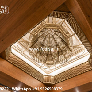 Wooden Classic Ceiling Design Pop Molding Design No-7193