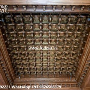 Wooden Classic Ceiling Design Pop Ceiling Border Design No-7198