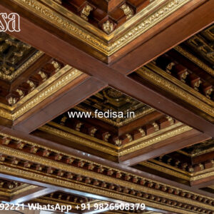 Wooden Classic Ceiling Design Latest Ceiling Design 2026 No-7212