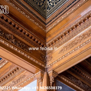 Wooden Classic Ceiling Design Pop Forsling Design No-7224